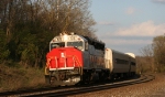 MARC 55 leads train P877 towards the city